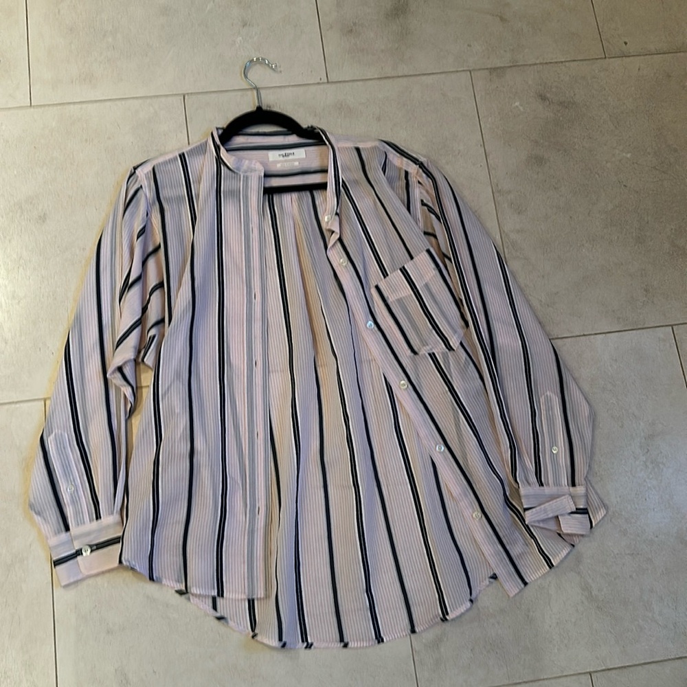 Isabel Marant Sheer Striped Button Down